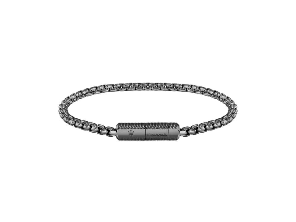 Bracelet Maserati Gioielli, Acier, Argent, PVD, JM223ATK23