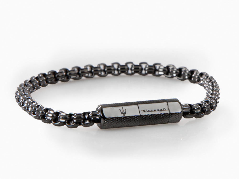 Bracelet Maserati Gioielli, Acier, Argent, PVD, JM223ATK23