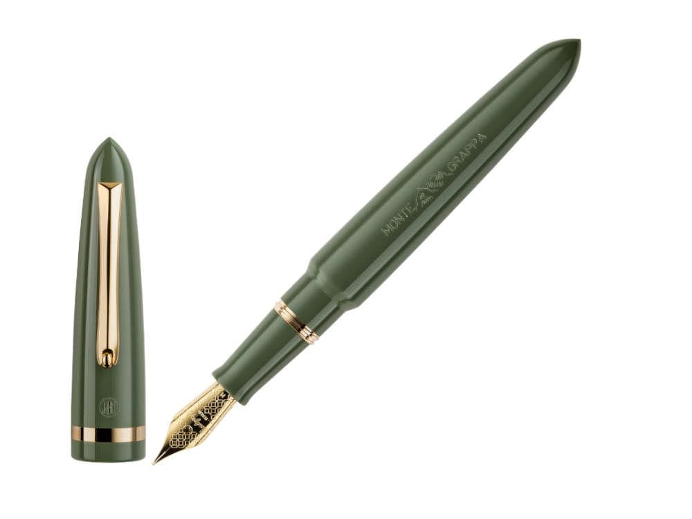 Stylo Plume Montegrappa Venetia Lagoon, Vert, Or 14k, ISVEN-4G-2