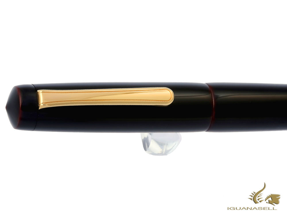 Stylo Plume Nakaya Writer Kuro-Tamenuri, Piccolo, Or, Ebonite