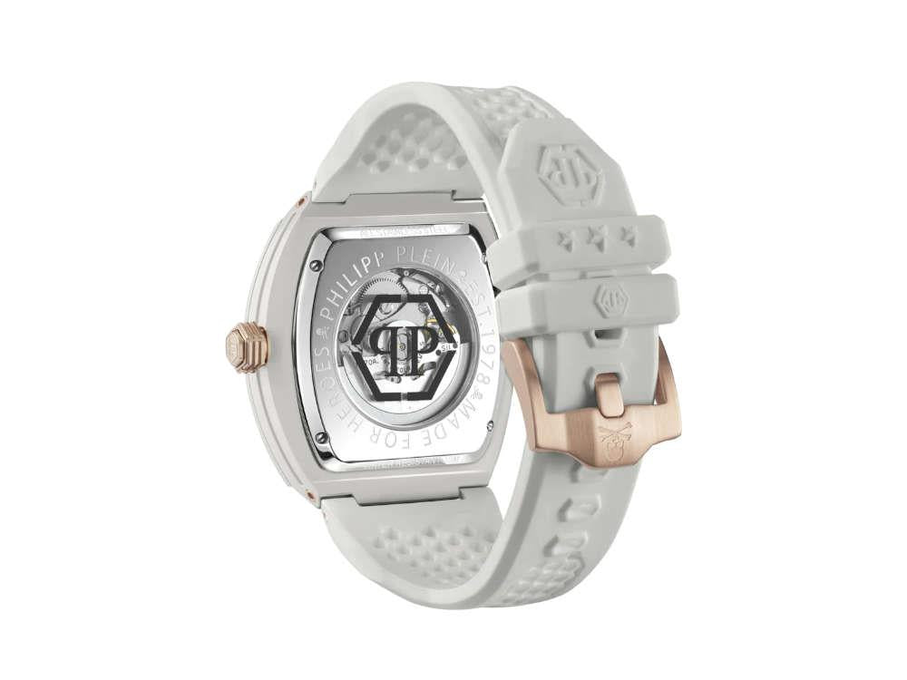 Montre Automatique Philipp Plein The Skeleton Ecoceramic, Gris, 44 mm, PWVBA0123