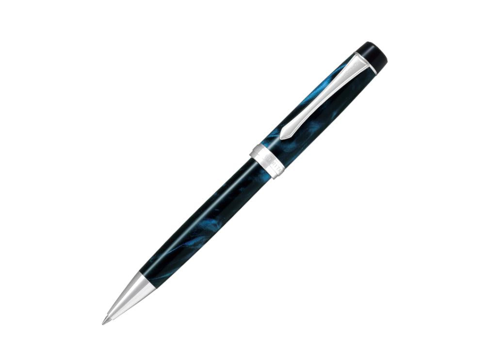 Stylo bille Pilot Custom Heritage SE, Résine, Rhodium, Bleu, BKVH-15SR-MAL