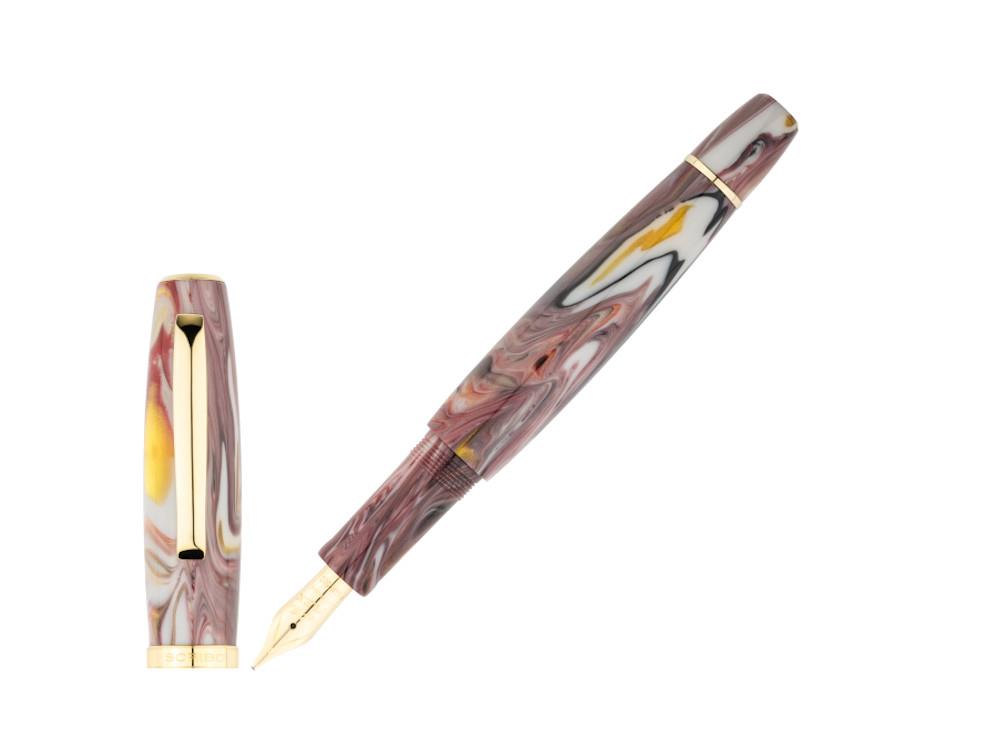 Stylo Plume Scribo La Dotta Orefici, 18K, Ed Limitée, DOTFP12YG1803