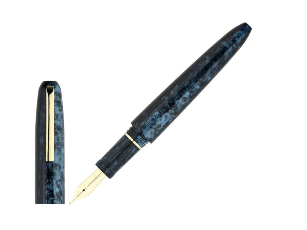 Stylo Plume Scribo Piuma Agata, 14K, Edition Limitée, PIUFP13YG1403