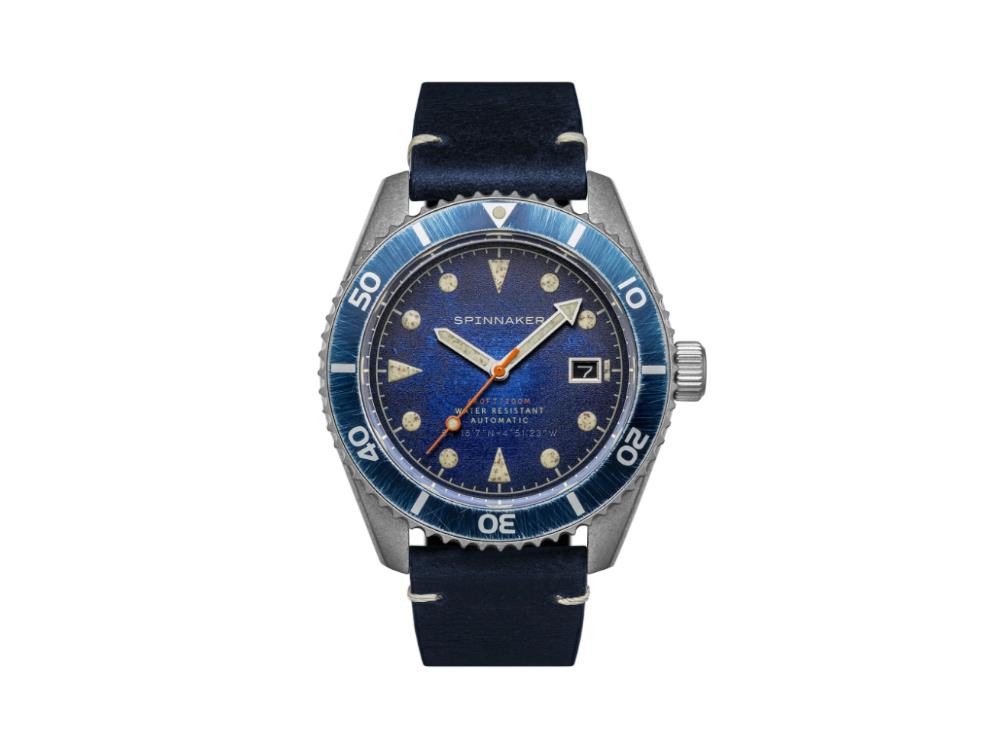 Montre Automatique Spinnaker Wreck, Bleu, 44 mm, 20 atm, SP-5089-02