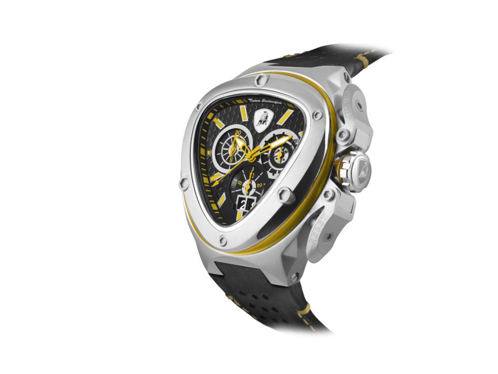 Montre à Quartz Tonino Lamborghini Spyder X Yellow SS, 53 mm, Chrono, T9XE-SS
