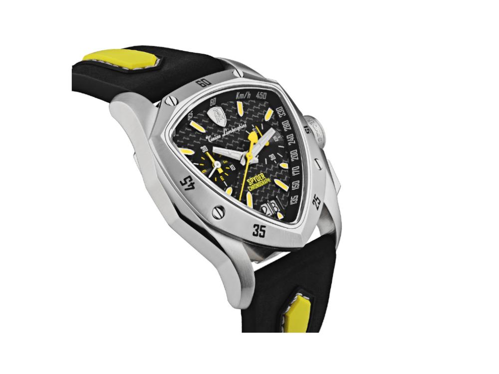 Montre à Quartz Tonino Lamborghini New Spyder Yellow, 43 mm, Chrono, TLF-A13-2