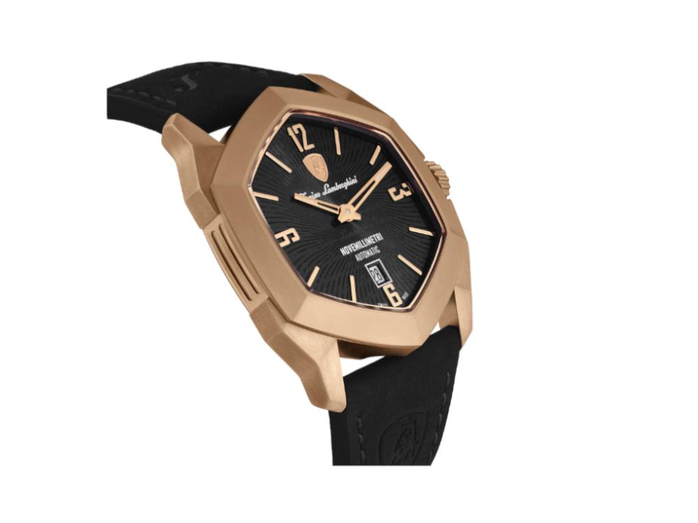 Montre Automatique Lamborghini Novemillimetri Rose Gold, Titane, 43 mm,TLF-T08-4