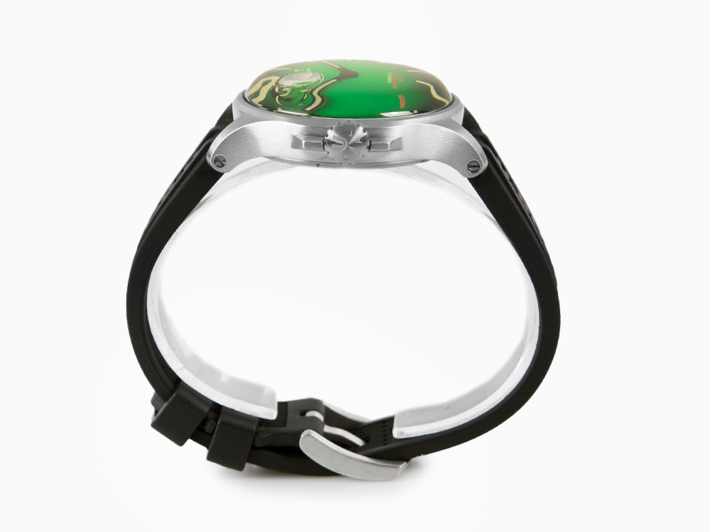 Montre à Quartz U-Boat Capsoil Darkmoon Soleil SS, 40 mm, Vert, 9502