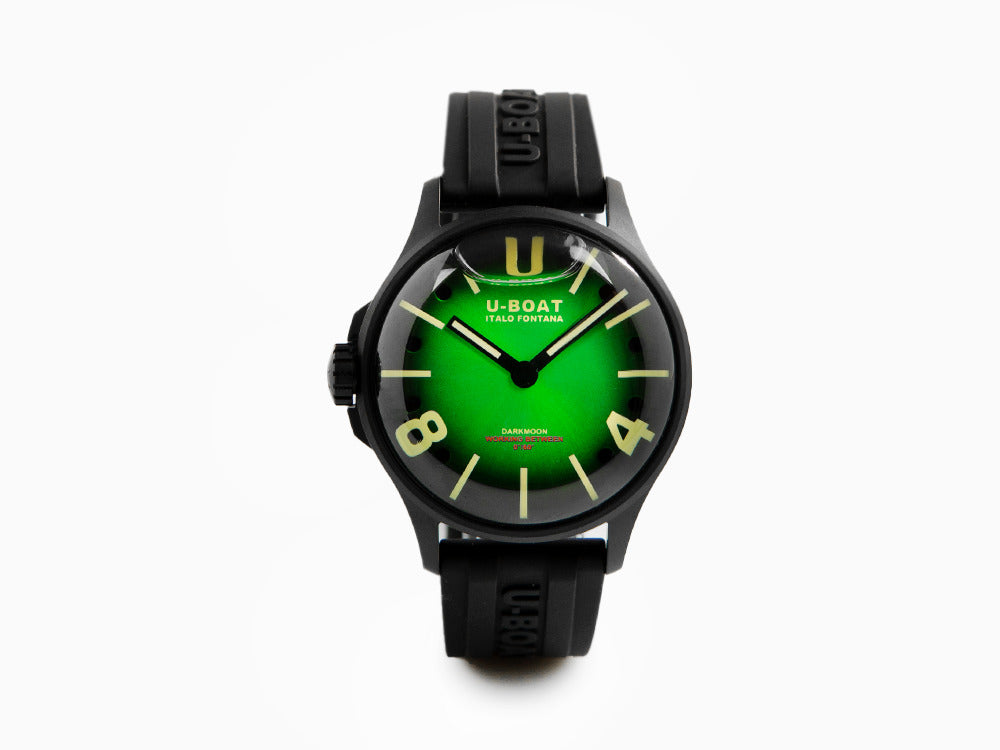 Montre à Quartz U-Boat Capsoil Darkmoon Soleil IPB, 40 mm, Vert, 9503