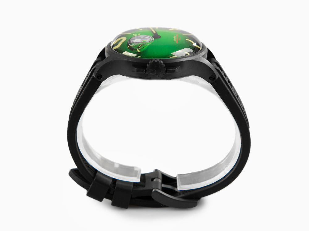 Montre à Quartz U-Boat Capsoil Darkmoon Soleil IPB, 40 mm, Vert, 9503