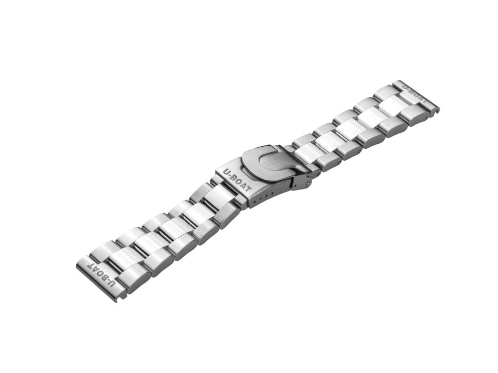Bracelet U-Boat Accesorios, Bracelet en acier, Argent, 20 mm, 9619