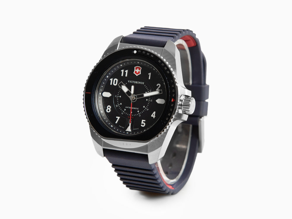 Montre à Quartz Victorinox Journey, Acier Inoxydable 316L, Bleu, 43 mm, V241975