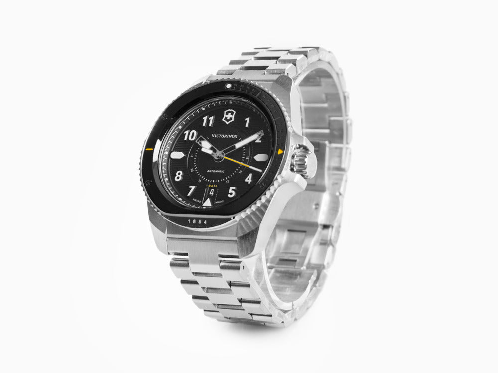 Montre Automatique Victorinox Journey 1884, Noir, 43 mm, 20 atm, V241981