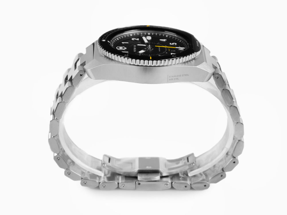 Montre Automatique Victorinox Journey 1884, Noir, 43 mm, 20 atm, V241981