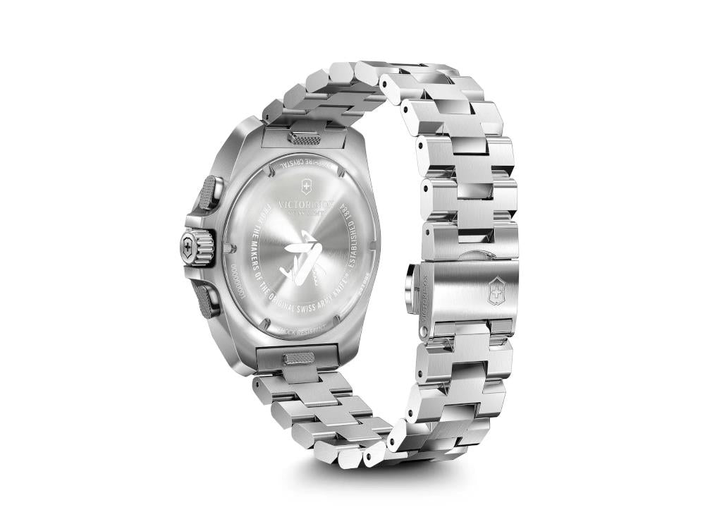 Montre à Quartz Victorinox I.N.O.X. Chrono, Bleu, 43 mm, V241985