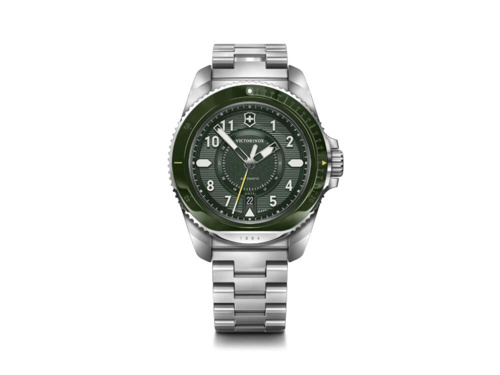 Montre Automatique Victorinox Journey 1884, Vert, 43 mm, Verre de saphir V242015