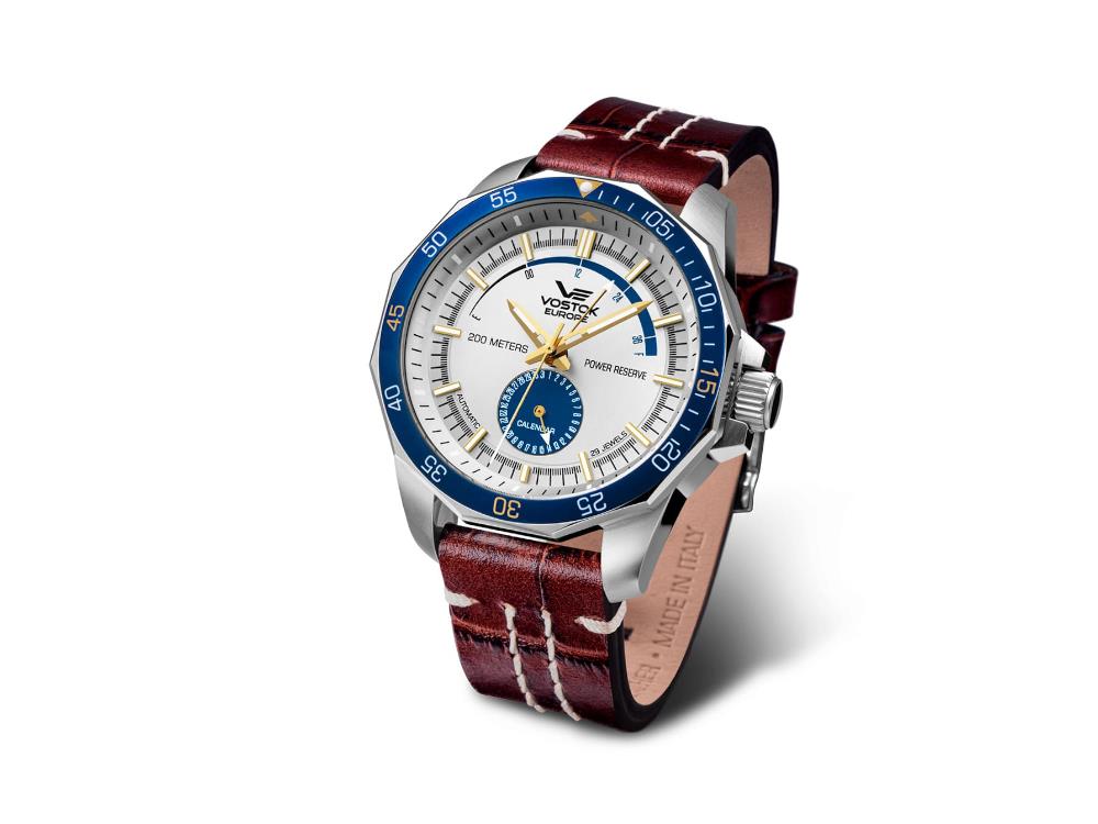 Montre Automatique Vostok Europe Rocket N-1, Blanc, 46 mm, NE57-225A562-L-BR