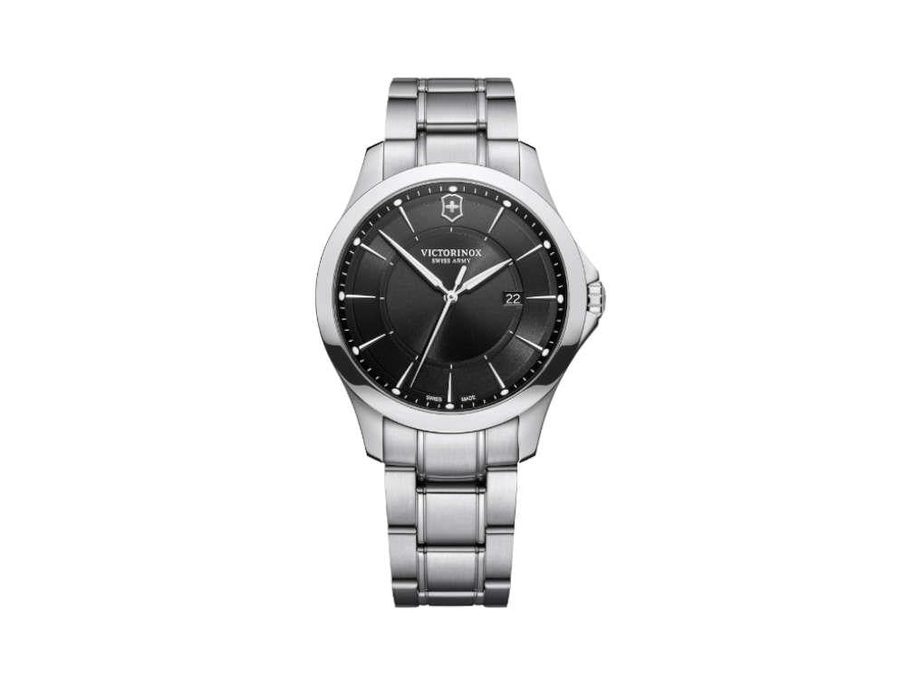Montre à Quartz Victorinox Alliance Gent, Acier Inoxydable, Noir, 40 mm, V241909