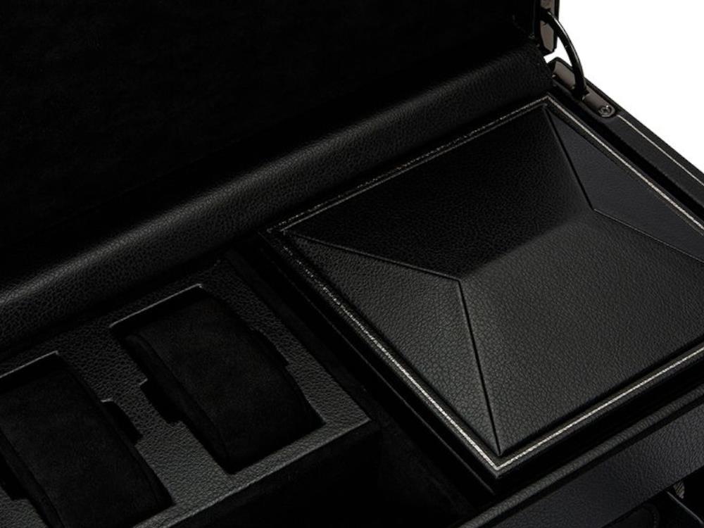 Remontoir WOLF British Racing 2 Montres, Noir, 792202