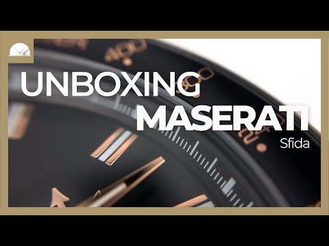 Montre à Quartz Maserati Sfida, PVD, Noir, 44 mm, Verre minéral, R8873640011