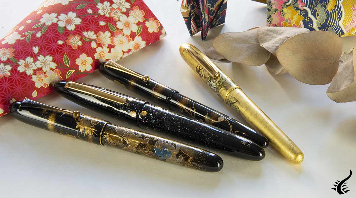 Maki-e stylos-a-plume