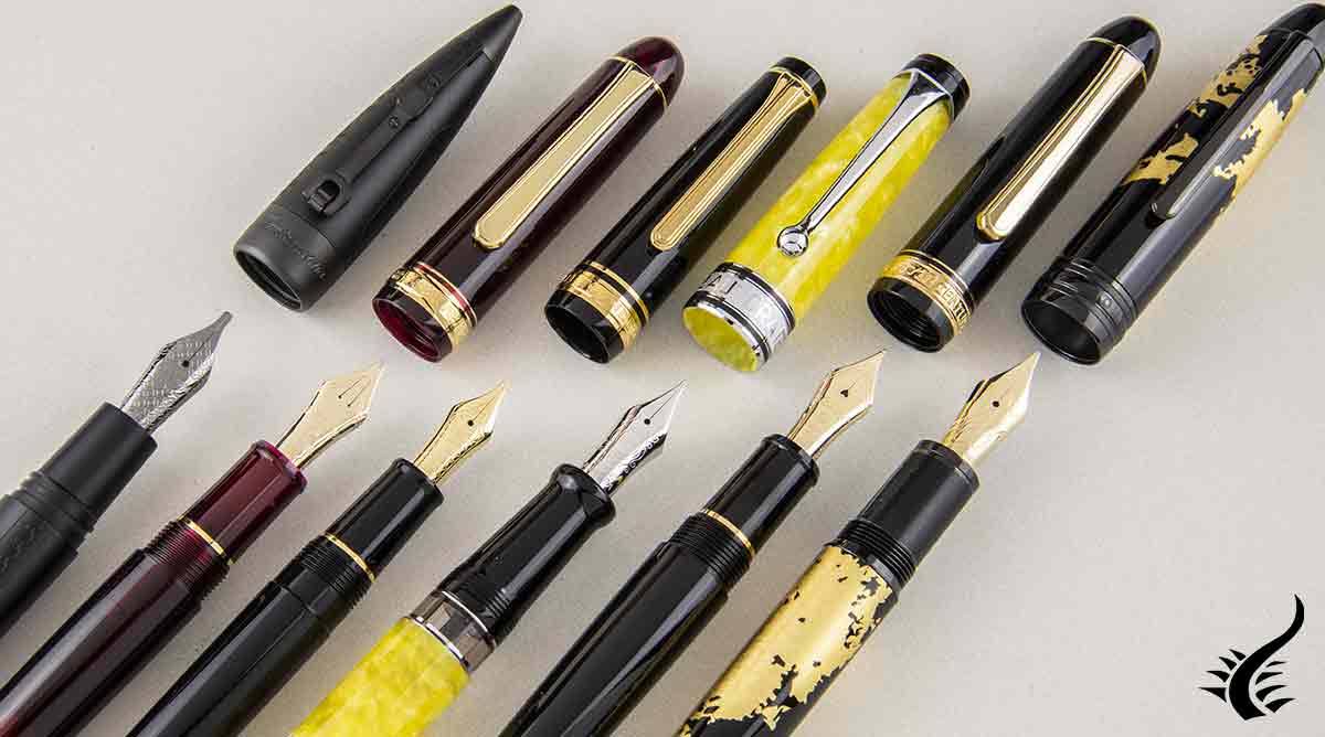 Plumes spéciales: Zoom, Music, Stub, Flex, Goccia