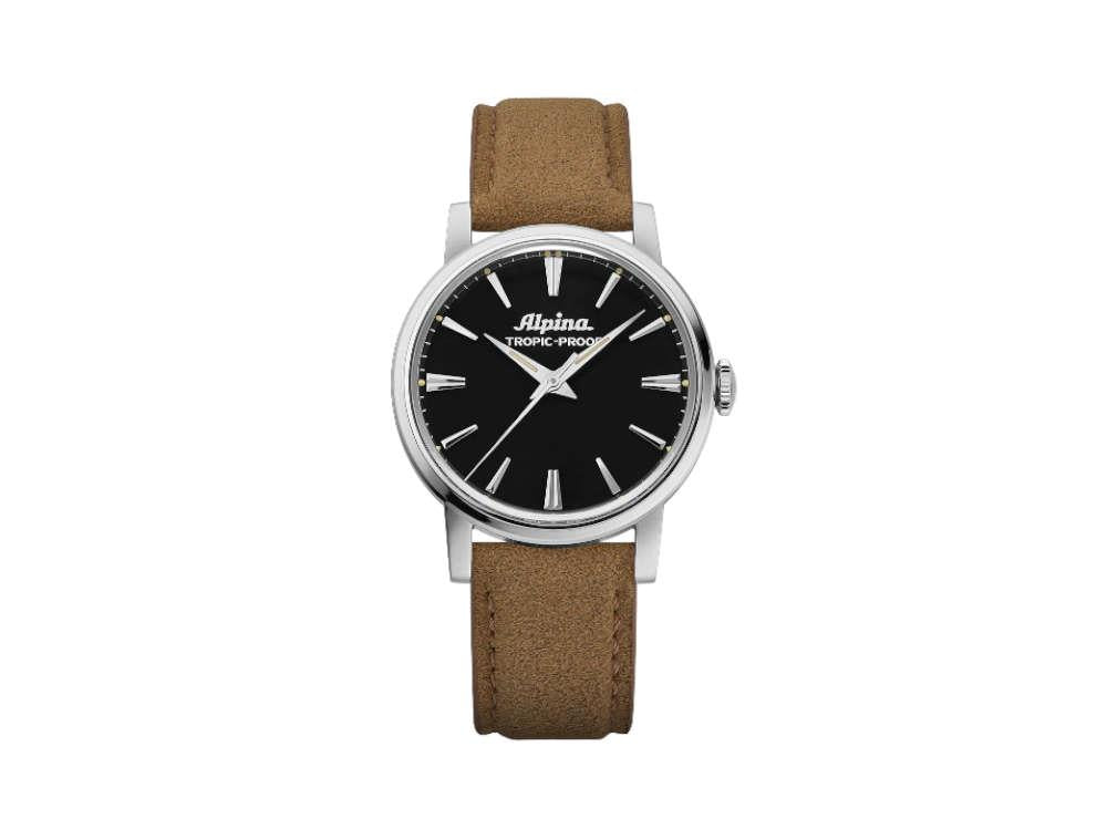 Montre Automatique Alpina Heritage Tropic-Proof Handwinding, Noir, AL-480B2H6