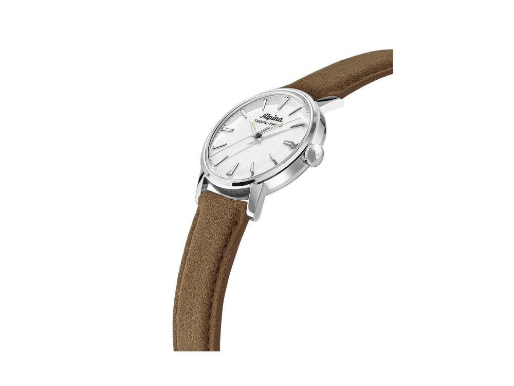 Montre Automatique Alpina Heritage Tropic-Proof Handwinding, Blanc, AL-480S2H6