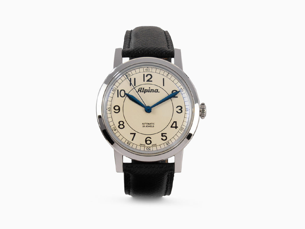 Montre Automatique Alpina Alpiner Heritage, Beige, Noir, 38 mm, AL-520BG3SH6