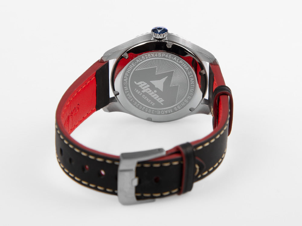 Montre Automatique Alpina Startimer Pilot, 41 mm, Noir, Jour, AL-525BBG4S26