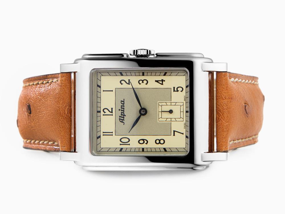 Montre Automatique Alpina Alpiner Heritage Carrée 140 Années Argent AL-530SAC3C6