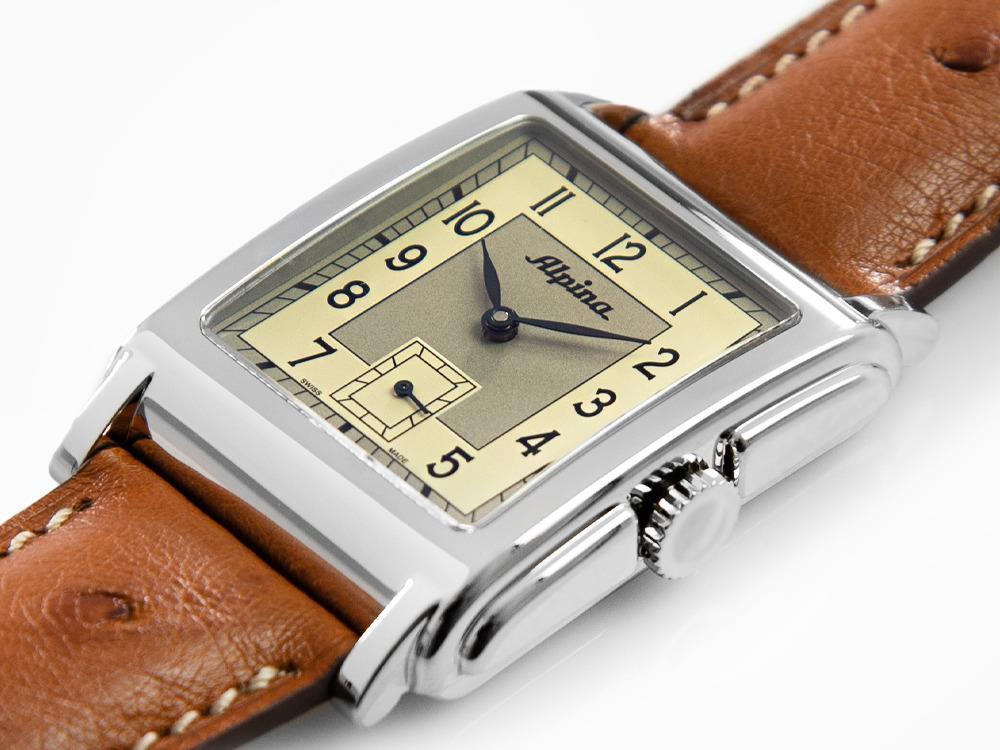 Montre Automatique Alpina Alpiner Heritage Carrée 140 Années Argent AL-530SAC3C6