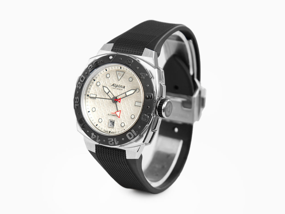 Montre Automatique Alpina Seastrong Diver Extreme GMT, Blanc, AL-560LG3VE6
