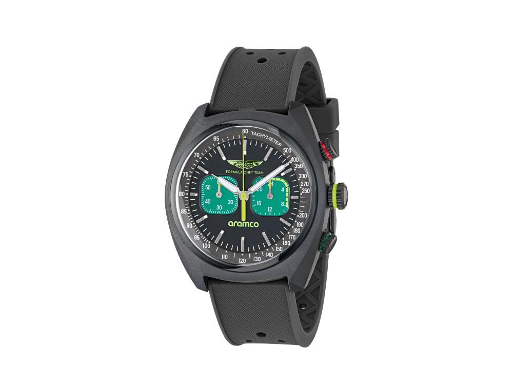 Montre à Quartz Aston Martin F1 Team DWF, Noir, 40 mm, Chronographe, MTFD2F602