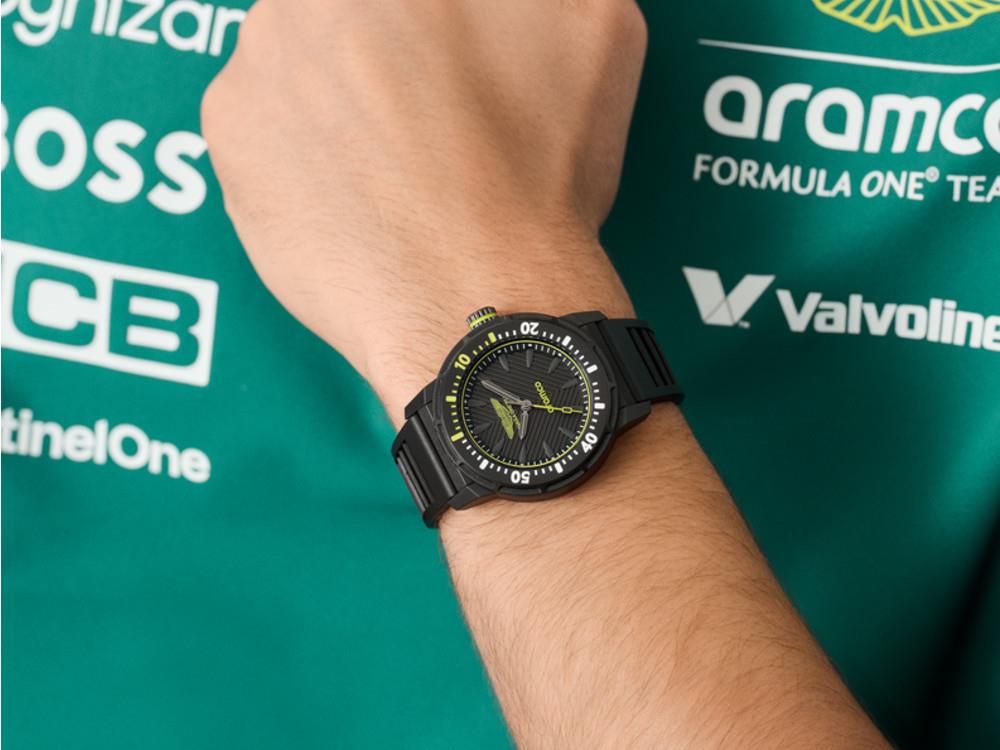 Montre à Quartz Aston Martin PDK F1 Team, plastique, Noir, 40 mm, MTFK1F503