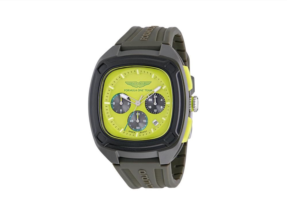 Montre à Quartz Aston Martin OVR W F1 Team,Vert, 41 mm, Chronographe, MTFO1F504