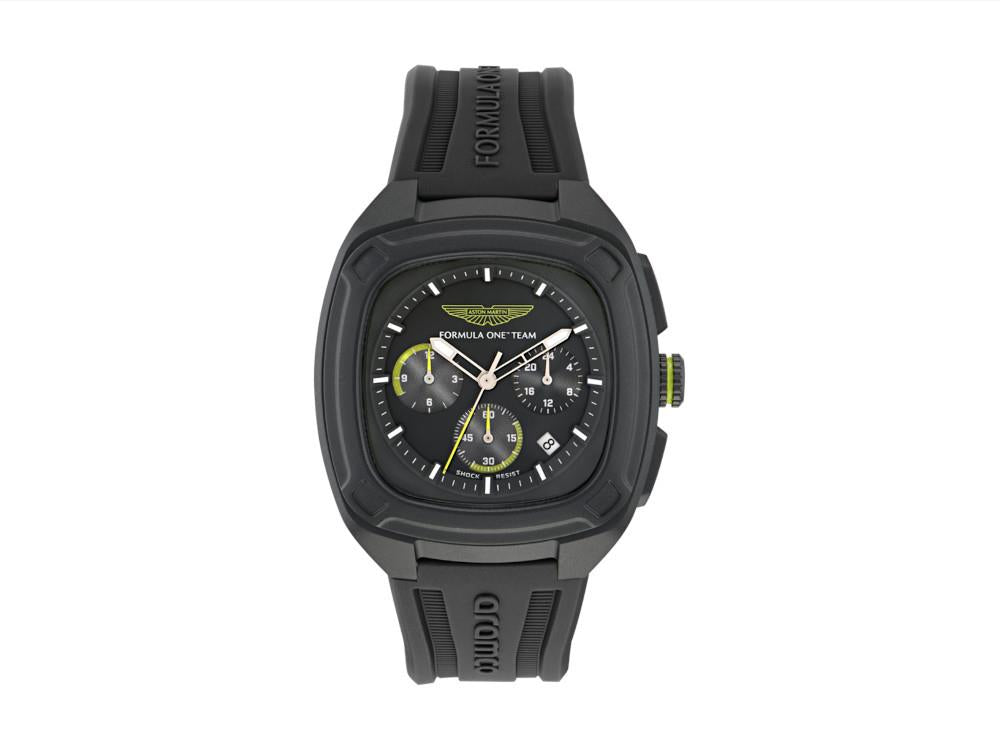 Montre à Quartz Aston Martin OVR W F1 Team, Noir, 41 mm, Chronographe, MTFO1F505