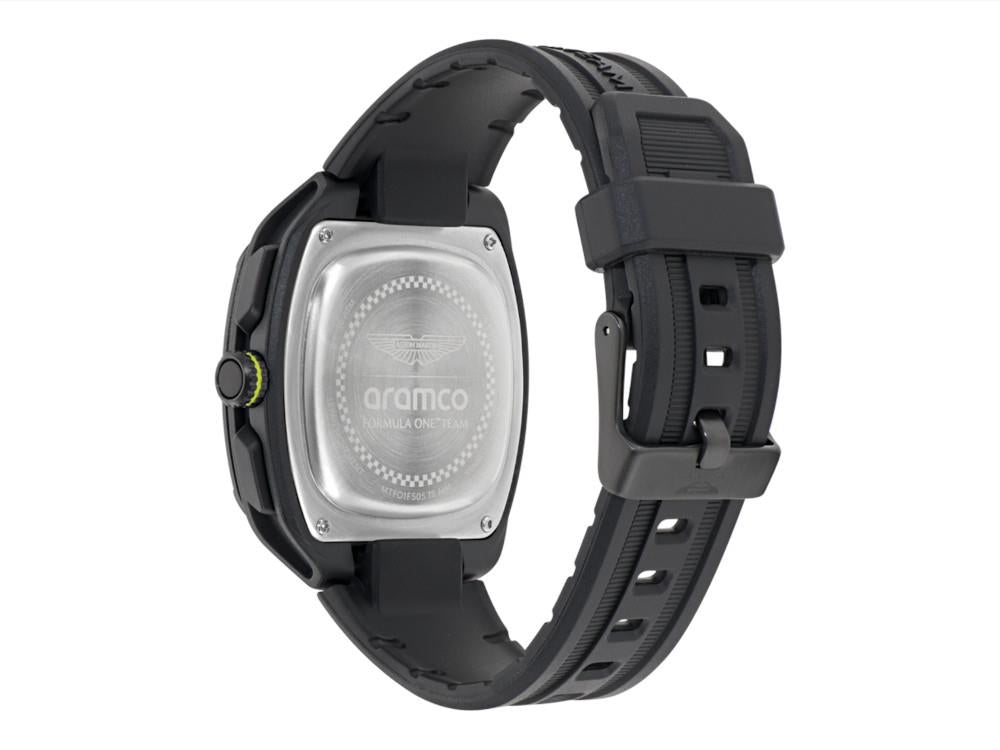 Montre à Quartz Aston Martin OVR W F1 Team, Noir, 41 mm, Chronographe, MTFO1F505