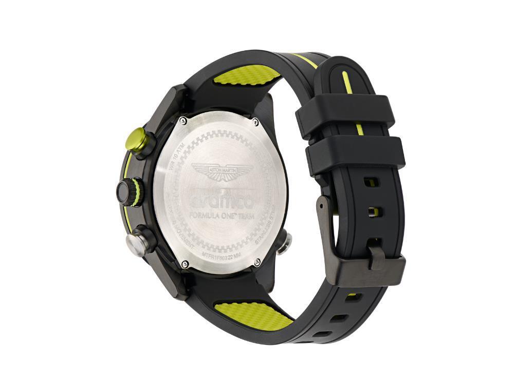 Montre à Quartz Aston Martin F1 Team KRS, Vert, 44 mm, Chronographe, MTFR1F603