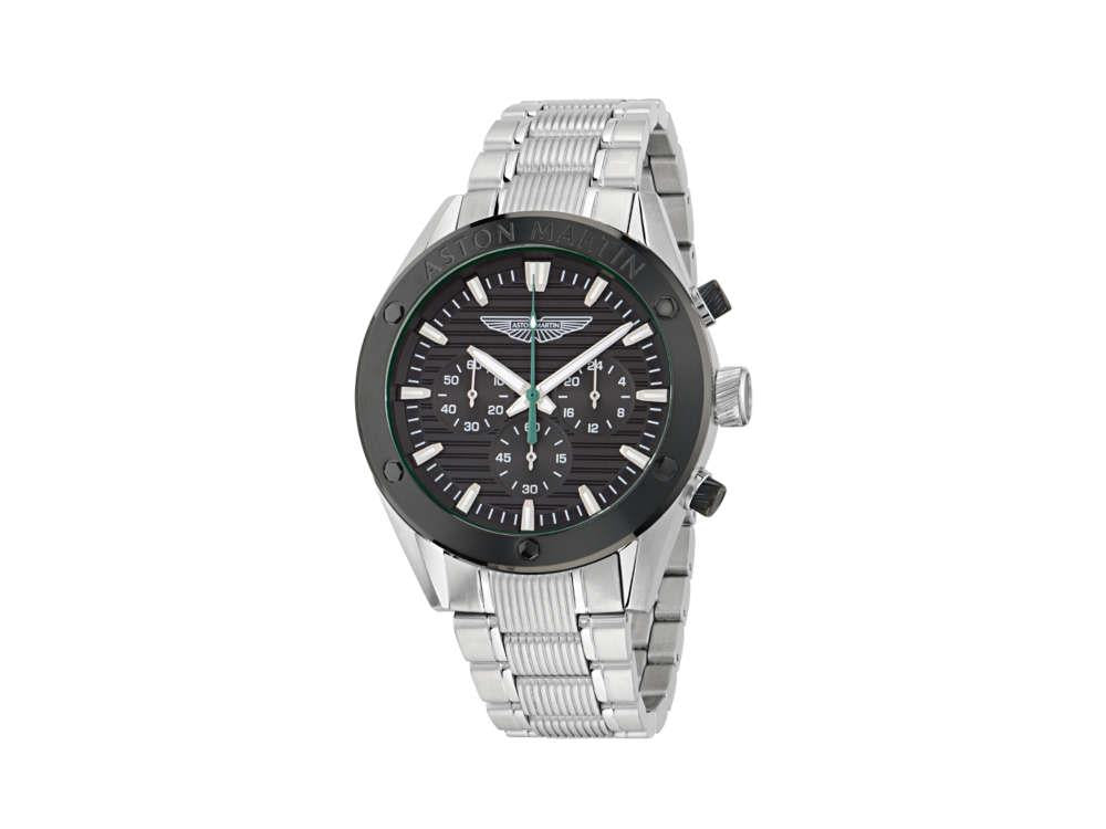Montre à Quartz Aston Martin Icon BST, Noir, 45 mm, Chronographe, MTIB1F501