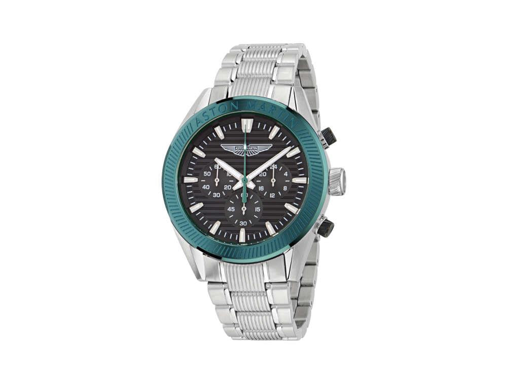 Montre à Quartz Aston Martin Icon BST, Noir, 45 mm, Chronographe, MTIB1F501