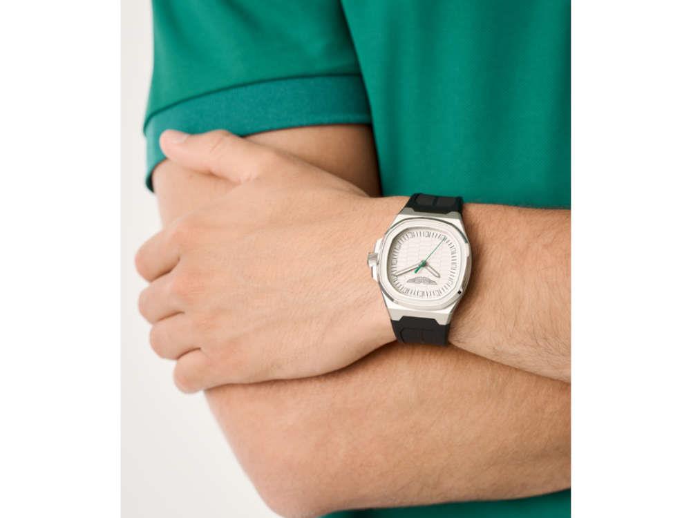 Montre à Quartz Aston Martin Icon GPQ, Acier Recyclé, Argent, 40 mm, MTIG1F502