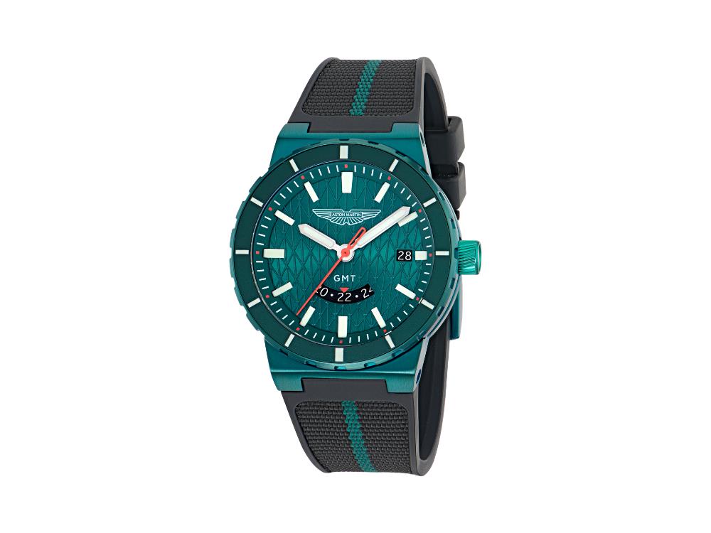 Montre Automatique Aston Martin Icon MNF GMT, Vert, 41 mm, MTIM1F605