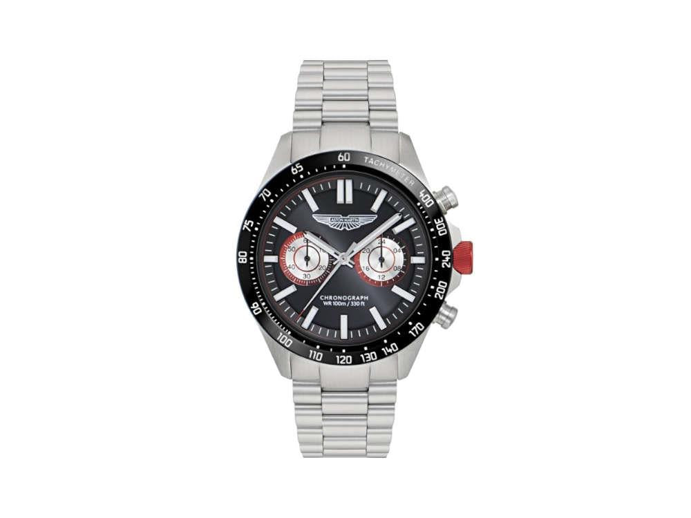 Montre à Quartz Aston Martin Icon SPT, Noir, 44 mm, Chronographe, MTIS1F501