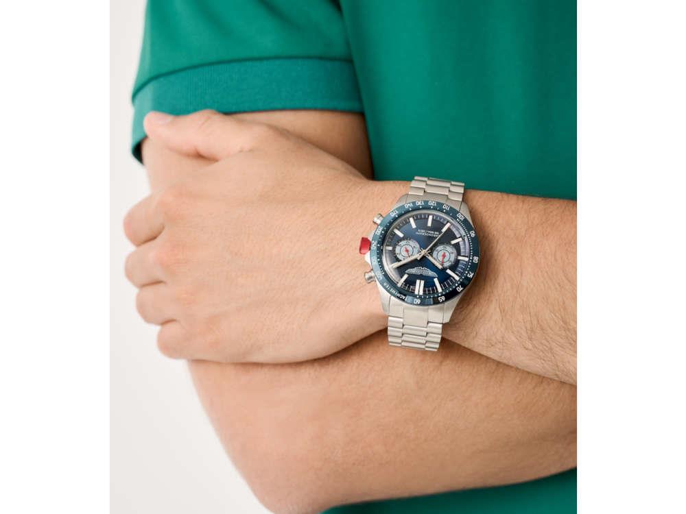 Montre à Quartz Aston Martin Icon SPT, Noir, 44 mm, Chronographe, MTIS1F501