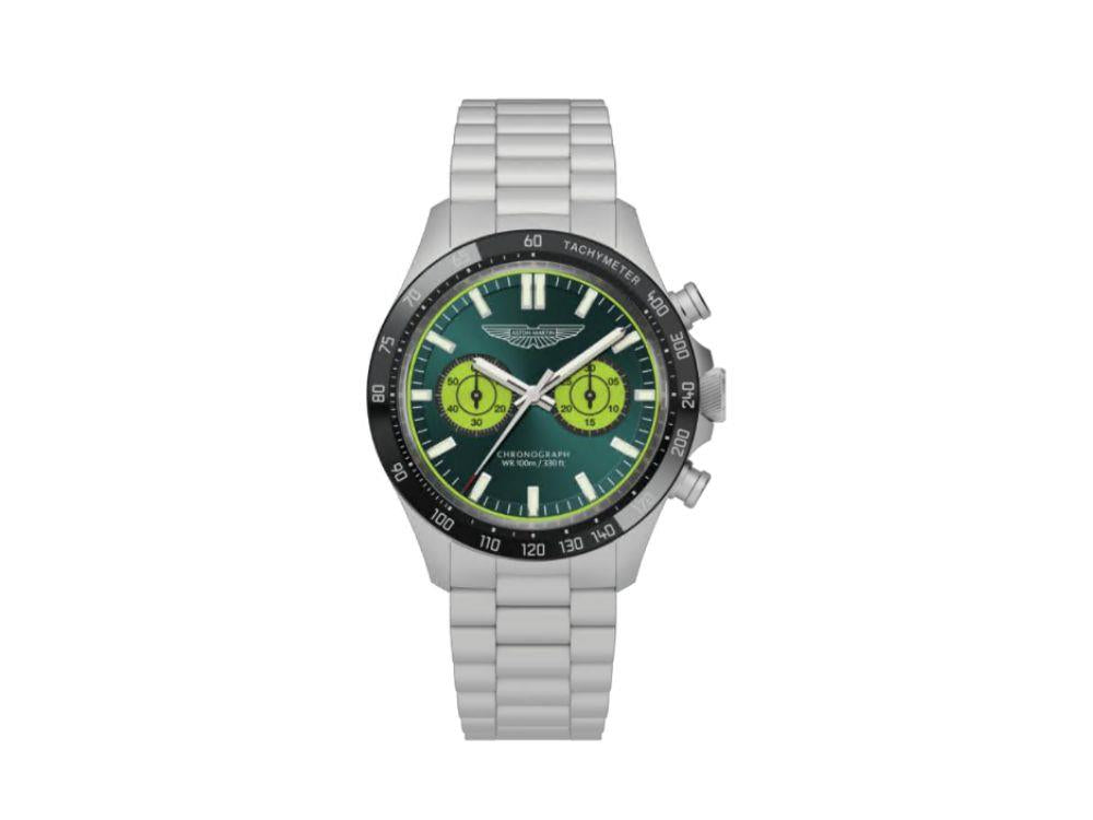 Montre à Quartz Aston Martin Icon SPT Chrono, Vert, 44 mm, MTIS1F502