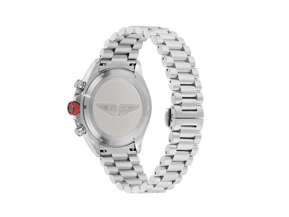 Montre à Quartz Aston Martin Icon SPT, Bleu, 44 mm, Chronographe, MTIS1F503