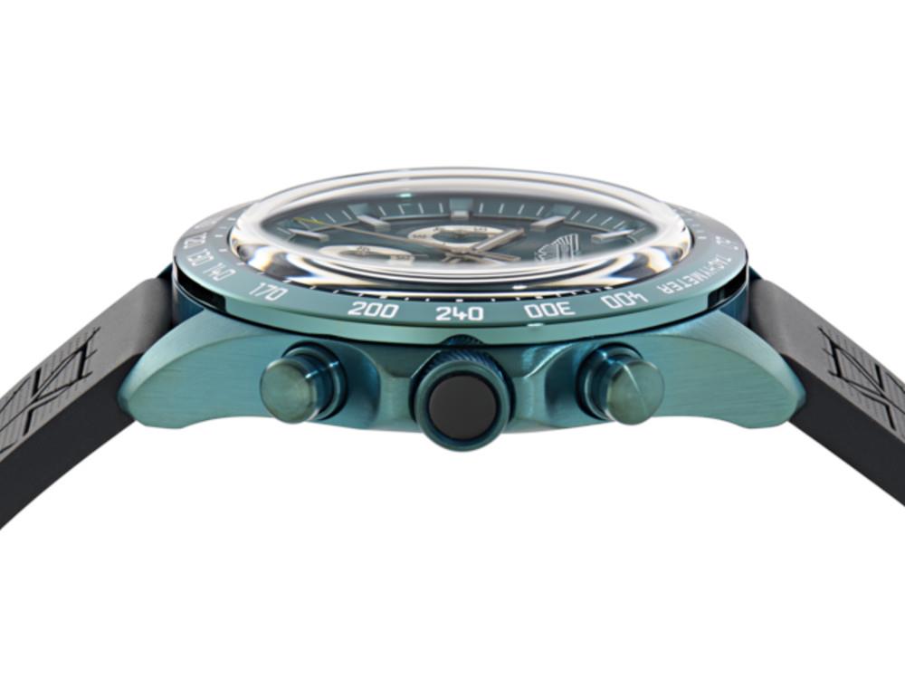 Montre à Quartz Aston Martin Icon SPT, Vert, 44 mm, Chronographe, MTIS2S605