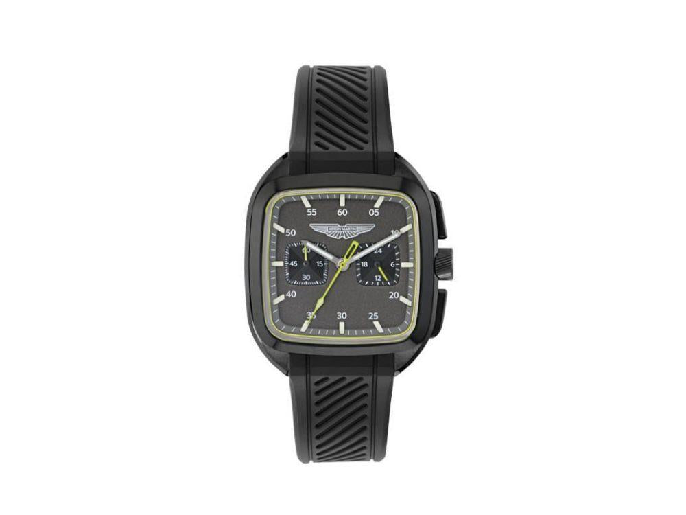 Montre à Quartz Aston Martin Icon ULT, Acier Recyclé, Noir, 40 mm, MTIU1S605